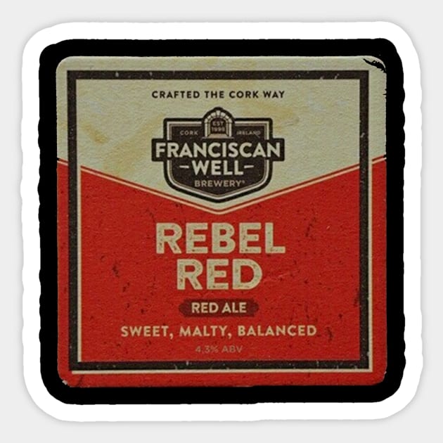 franciscan well brewing Sticker by nitnotnet